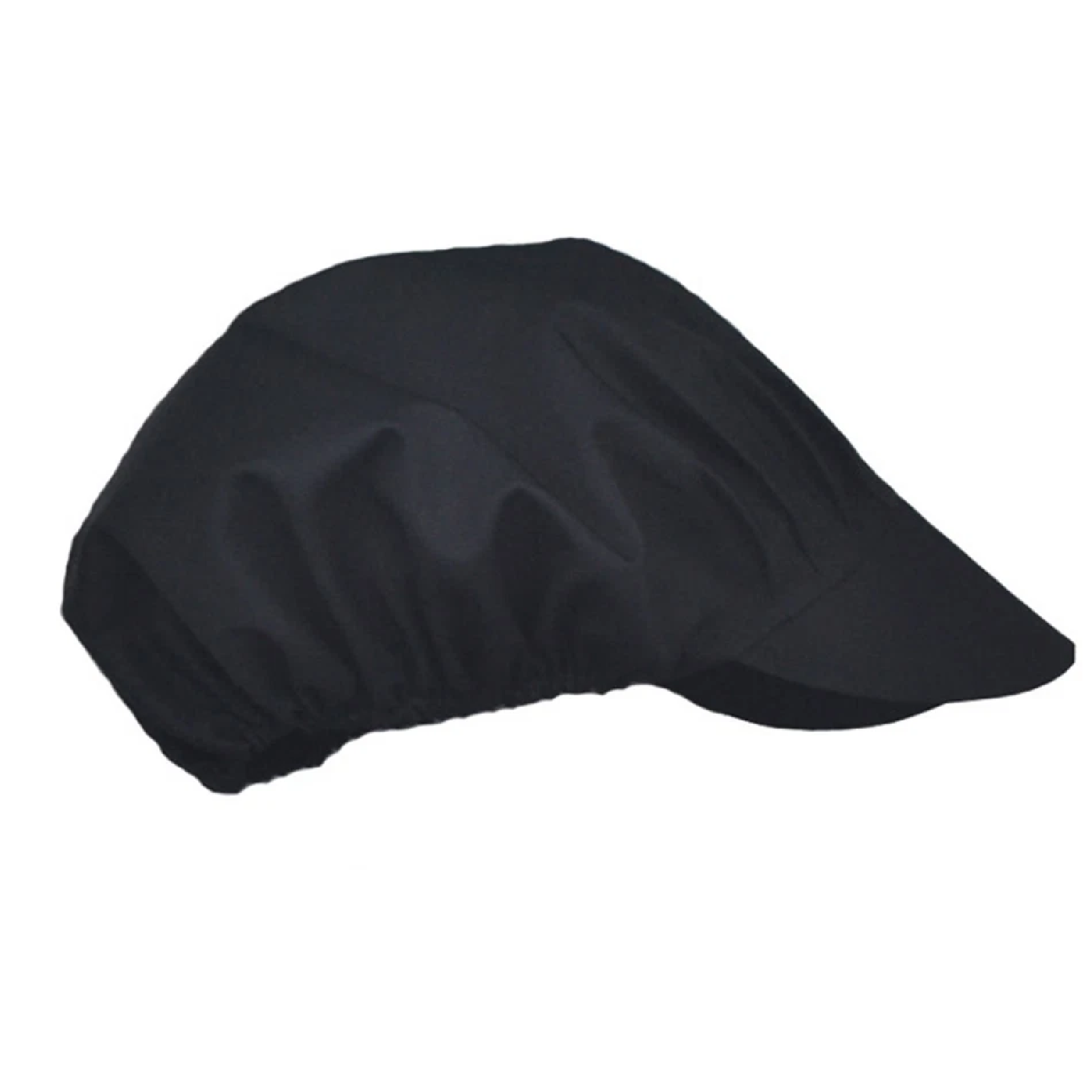 Black mash skull cap on a white background