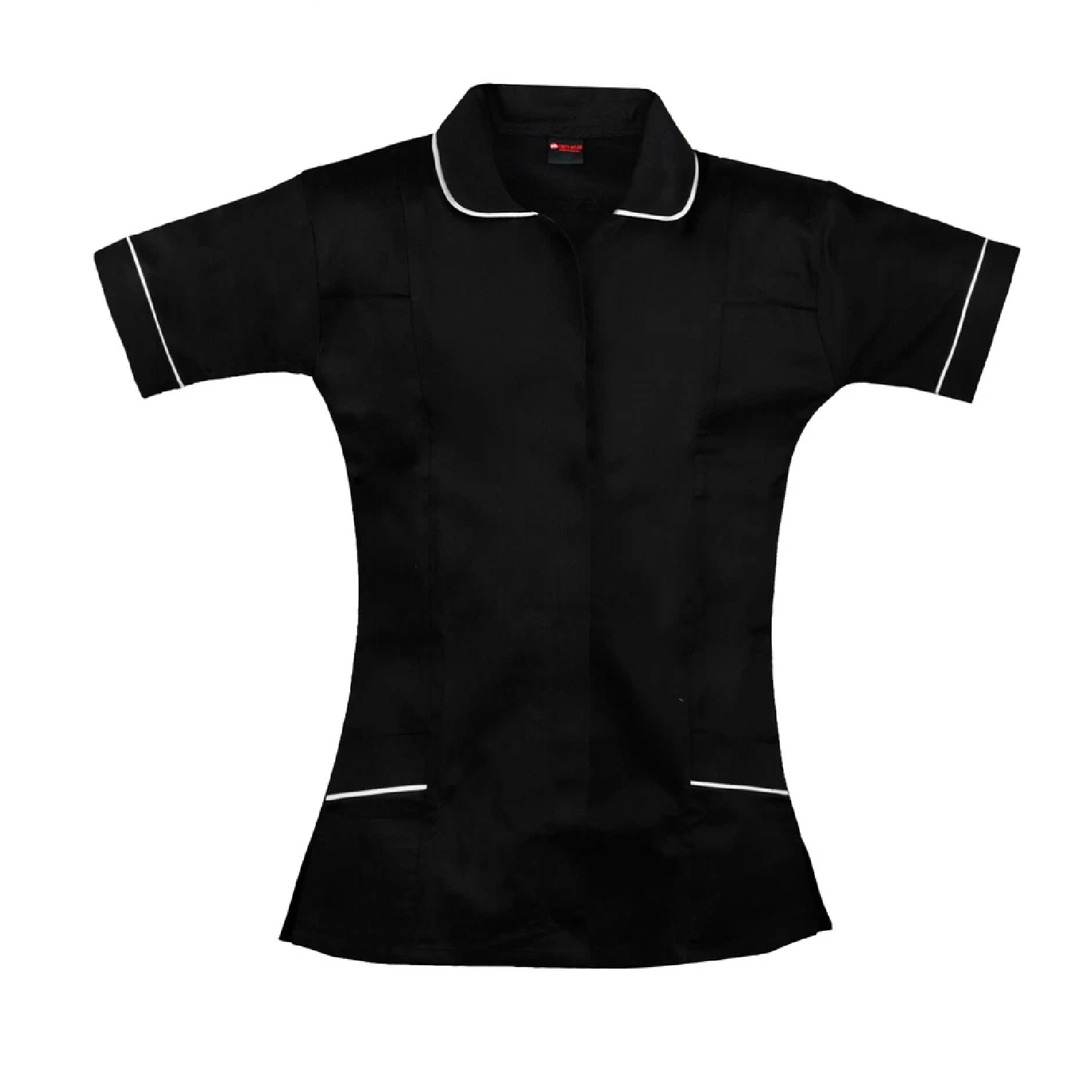 black Woman's slimfit healthcare tunic 